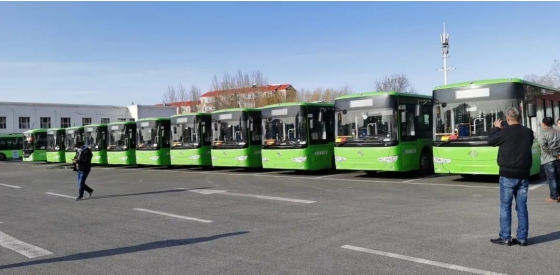 اتوبوس های شهری برقی 20 دستگاهی کینگ لانگ XMQ6106 در داکینگ شروع به کار کردند
