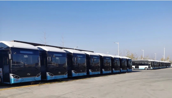 30 اتوبوس هیدروژنی کینگ لانگ برای عملیات نمایشی آزمایشی تحویل داده شد

